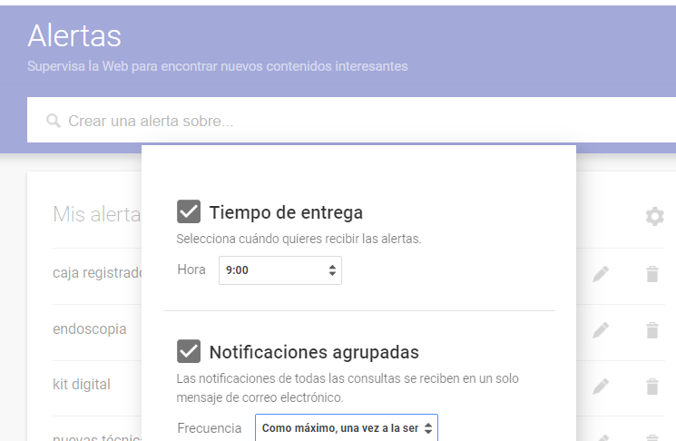 herramientas gratuitas seo off page Google alerts